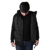 Canada Goose HYBRIDGE HURON FULL ZIP HOODY 6843M, Black, Sizes S/M/L/XL, Men's Lightweight Down Jacket, Sizes S/M/L/XL, Black