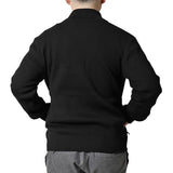 Canada Goose HYBRIDGE KNIT JACKET 6830M, Black, Sizes S/M/L, Men's Knit Jacket, Merino Wool, Sizes S/M/L, Black