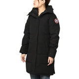 Canada Goose Shelburne Parka No Fur 3802LNF, Black, Sizes S/M/L, Women's Down Jacket, Polyester Cotton, Sizes S/M/L, Black