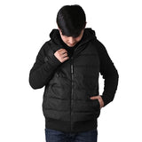 Canada Goose HYBRIDGE HURON FULL ZIP HOODY 6843M, Black, Sizes S/M/L/XL, Men's Lightweight Down Jacket, Sizes S/M/L/XL, Black
