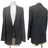 Gucci, Black, Size 38, Tailored Jacket, Wool, 38, Black