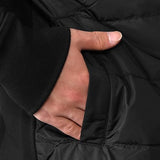 Canada Goose HYBRIDGE HURON FULL ZIP HOODY 6843M, Black, Sizes S/M/L/XL, Men's Lightweight Down Jacket, Sizes S/M/L/XL, Black