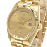 Rolex Day-Date 18238A 18K Yellow Gold 10P Diamond Men’s Watch