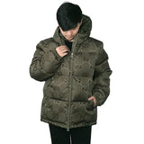 Gucci Jumbo GG 698710 Z8A53 3175, Khaki, Sizes 50/52/54, Men's Hooded Down Jacket, Nylon, Sizes 50/52/54, Khaki