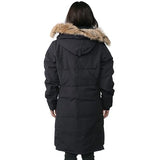 Canada Goose Shelburne Parka Black Label 3802LB, Navy, Women's Down Jacket, Polyester Cotton, Navy