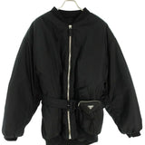Prada, Black, Size XS, Men's Bomber Jacket, Recycled Polyamide, XS, Black