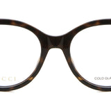 Gucci GG1580O 002 Full Rim Tortoiseshell Eyeglasses for Women