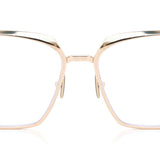 Tom Ford FT5945-B 028 Blue-Light Block Full Rim Eyeglasses in a glossy rose gold finish. Women's/Ladies' Eyeglasses/Spectacles/Fashion Glasses