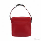 Vintage Salvatore Ferragamo Handbag, Red and Silver, Women's, Salvatore Ferragamo
