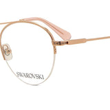 Swarovski SK1004 4014 Semi-rimless Rose Gold Women's Eyeglasses
