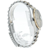 Rolex Datejust 16233G armbåndsur for menn med champagnefarget urskive og 10 diamanter