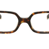 Miu Miu MU11ZS 14L08N Damenbrille mit Vollrand und Blaulichtfilter in honiggelbem Schildpatt - Damen