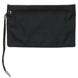 Chrome Hearts, Black/Silver, Nylon Clutch Bag with Strap, Nylon, Black/Silver