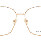 Guess GM0364 028 Full Rim Eyeglasses in a glossy rose gold finish. Women's/Ladies' Eyeglasses/Spectacles/Fashion Glasses