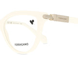 Salvatore Ferragamo SF 2974 103 Full Rim Ivory Women's Eyeglasses