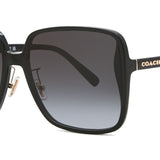 Coach HC8368D CH572 Asian Fit 50028G Full Rim Women's Sunglasses (Black)