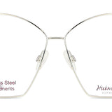 Ana Hickmann HI1084 03A Full Rim Silver Women's Eyeglasses (, )