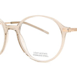 Boss 1664 84A Full Rim Eyeglasses, Transparent Beige Brown, Women's, Ladies' Eyeglasses, Glasses, Eyewear, Frame, Fashion Glasses