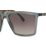 Boss 1490/S XBO/HA Full Rim Transparent Fossil Grey Men's Sunglasses