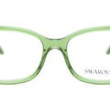 Swarovski SK2011 3002 Full Rim Transparent Green (with gemstones) Women's Eyeglasses/Spectacles Frame