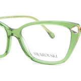 Swarovski SK2011 3002 Full Rim Transparent Green (with gemstones) Women's Eyeglasses/Spectacles Frame