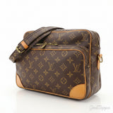 Louis Vuitton Monogram Nile Brown Shoulder Bag, Women's, Pre-owned, High-End, Vintage