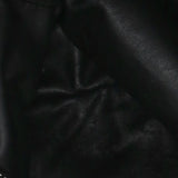 Chrome Hearts, Black/Silver, MOTO BACKPACK CROSS Cemetery Cross Patch Leather Backpack, Leather, Black/Silver