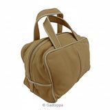 LOEWE Handbag Logo Beige Silhouette Women's Used Brand High Brand Vintage