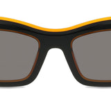 Calvin Klein CK23503S 002 Full Rim Sunglasses, Black Transparent Brown, Women's