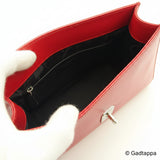 Vintage Salvatore Ferragamo Handbag, Red and Silver, Women's, Salvatore Ferragamo