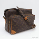 LOUIS VUITTON Monogram Canvas Nile GM M45242 Shoulder Bag Brown Coated Canvas Leather Women's - Pre-Owned