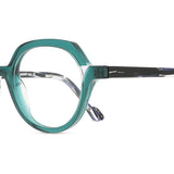 Face a Face Orborn 1 2045 Full Rim Transparent Teal Women's Eyeglasses Frame Fashion Glasses