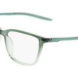 Nike 7019 307 Full Rim Transparent Faded Vintage Green Horizon Jade Women's Eyeglasses