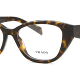 Prada PR 21ZV 19J1O1 Full Rim Tortoiseshell Eyeglasses for Women