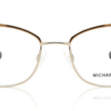 Michael Kors MK3012 ADRIANNA IV 1213 Full Rim Eyeglasses, Shiny Gold/Pink, Women's