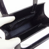 Gucci Handbag with Logo Plate, Black, Women's, GUCCI vintage
