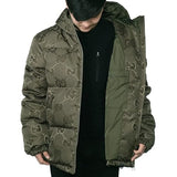 Gucci Jumbo GG 698710 Z8A53 3175, Khaki, Sizes 50/52/54, Men's Hooded Down Jacket, Nylon, Sizes 50/52/54, Khaki