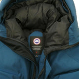 Canada Goose Chilliwack Bomber Black Label 2050MB, Guard Blue, Size M, Men's Down Jacket, Polyester Nylon Cotton, Size M, Guard Blue