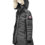 Canada Goose Lorette, Slim Fit, Women's Hooded Down Parka, Arctic Tech White Duck Down Fur