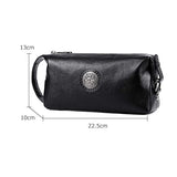 Chrome Hearts, Black, 25 × 9 × 13cm, 2-Way Mini Men's Clutch Bag / Second Bag, Synthetic Leather, 25 × 9 × 13cm, Black
