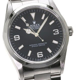 Rolex Explorer Herrenuhr aus Edelstahl, gebraucht