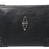 Chrome Hearts, Black, Small, CK Men's Clutch Bag / Second Bag, Small, Black