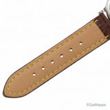 Louis Vuitton Tambour Forever Q121P Watch, Stainless Steel x Leather Strap, Brown, Quartz watch