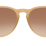 Ray-Ban RB4171 Erika 681413 Full Rim Sunglasses, Beige Brown/Rubber-like, Women's