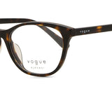 Vogue Eyewear VO5502D Asian Fit W656 Full Rim Dark Tortoise Women's Eyeglasses
