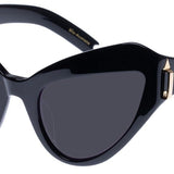 Karen Walker Bow Wow KAS2349735 Full Rim Sunglasses for Women, Black