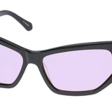 Karen Walker Superhero KAS1801814 Full Rim Sunglasses for Women (Black)