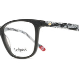 نظارات نسائية طبية بإطار كامل من لوسبيكس (Le Specs)، موديل Audacious LSO2351500، لون أسود.