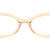 إطار نظارة طبية نسائي من Le Specs، موديل Outskirt LSO1926541، بإطار كامل باللون الوردي الشفاف (Blush Pink)
