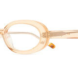 إطار نظارة طبية نسائي من Le Specs، موديل Outskirt LSO1926541، بإطار كامل باللون الوردي الشفاف (Blush Pink)